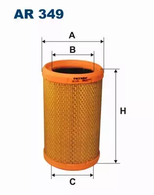 FILTRON FILTR POWIETRZA AR349 RENAULT AR 349 