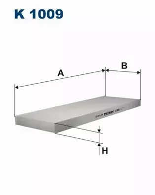 FILTRON FILTR KABINOWY K1009 OPEL K 1009 