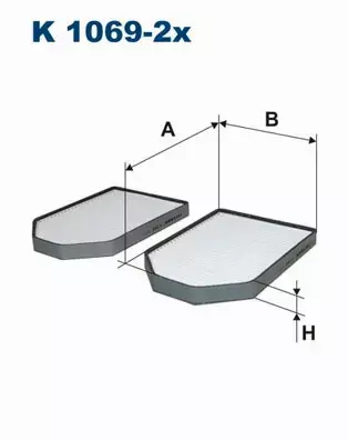 FILTRON FILTR KABINOWY AUDI A8 (4D2, 4D8) 