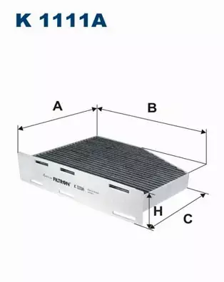FILTRON FILTR KABINOWY K1111A AUDI SEAT VW K 1111A 