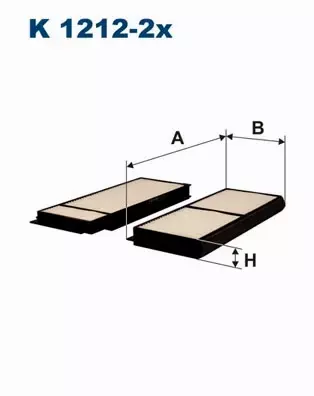 FILTRON FILTR KABINOWY K1212-2X MAZDA 3, 5  24H 