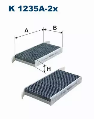 FILTRON FILTR KABINOWY K1235A-2X RENAULT GRANDTOUR  