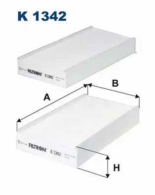 FILTRON FILTR KABINOWY  K 1342-2x 