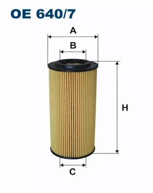 FILTRON FILTR OLEJU OE640/7 MERCEDES W210 W211  