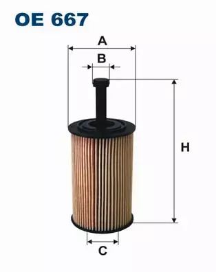 FILTRON FILTR OE667 CITROEN PEUGOT OE 667 