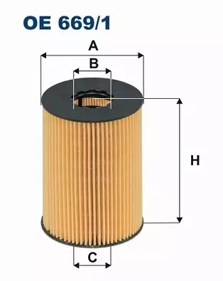 FILTRON FILTR OLEJU OE669/1 MASTER III 3.0 dCi 140 