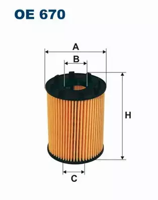 FILTRON FILTR OE670 FIAT OPEL OE 670 