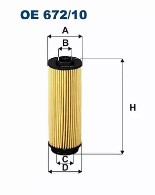 FILTRON FILTR OLEJU OE 672/10 