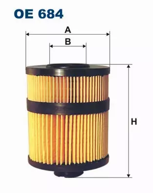 FILTRON FILTR OLEJU OE684 OPEL VECTRA C 3.0 CDTI  