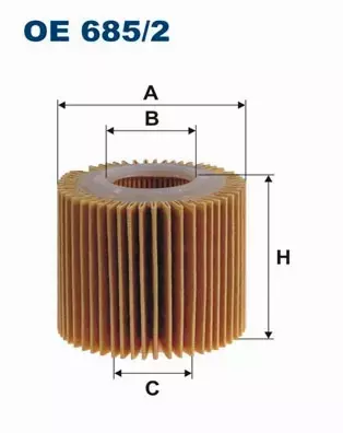 FILTRON FILTR OLEJU LEXUS CT (ZWA1_) 