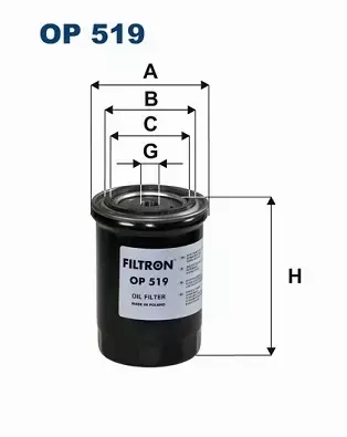 FILTRON FILTR OLEJU OP 519 