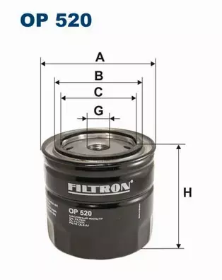 FILTRON FILTR OP520 FIAT POLONEZ OP 520 