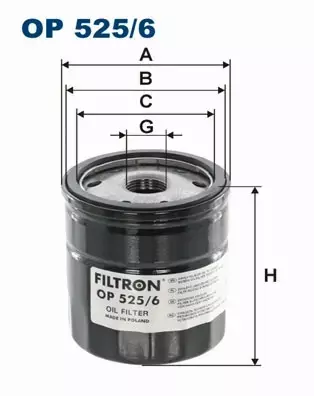 FILTRON FILTR OLEJU MULTIVAN V (7HM, 7HN, 7HF, 7EF, 7EM, 7EN) 