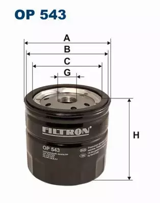 FILTRON FILTR OP543 FORD OP 543 