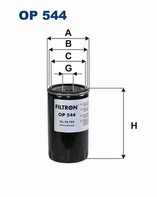 FILTRON FILTR OLEJU OP 544 