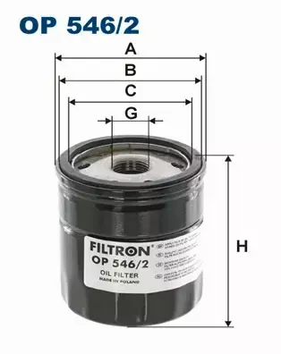 FILTRON FILTR OLEJU FORD MONDEO V Turnier 