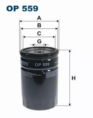 FILTRON FILTR OLEJU OP 559 