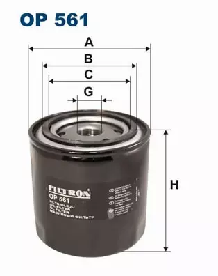 FILTRON FILTR OLEJU OP 561 