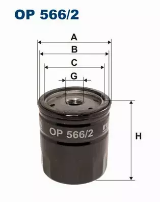 FILTRON FILTR OP566/2 FIAT OP 566/2 