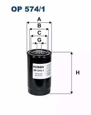 FILTRON FILTR OLEJU OP 574/1 