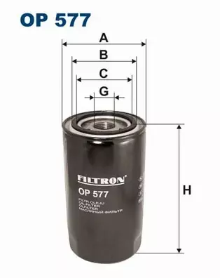 FILTRON FILTR OLEJU VOLVO F10 F12 F4 F6 F80 FH12 