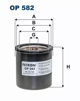 FILTRON FILTR OLEJU  OP 582 