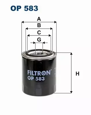 FILTRON FILTR OLEJU OP583 GRAND VITARA 2.5 