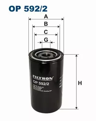 FILTRON FILTR OLEJU OP 592/2 