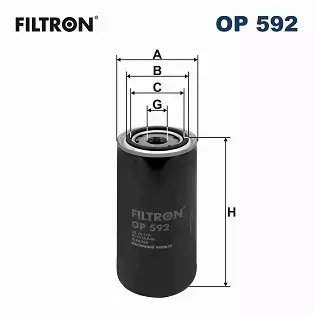 FILTRON FILTR OLEJU OP 592 