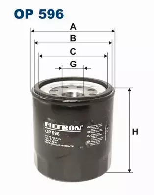 FILTRON FILTR OLEJU OP 596 