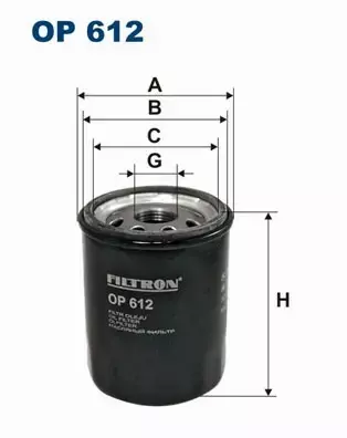 FILTRON FILTR OP612 NISSAN OP 612 