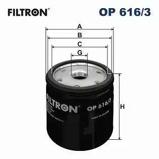 FILTRON FILTR OLEJU OP 616/3  