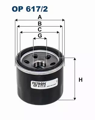 FILTRON FILTR OLEJU OP 617/2 