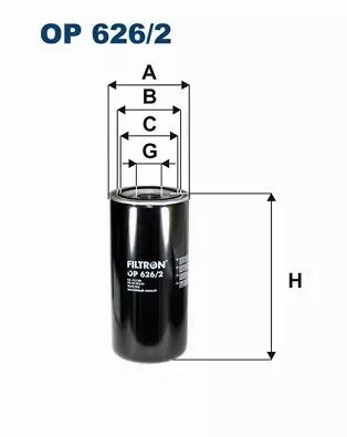 FILTRON FILTR OLEJU OP 626/2 