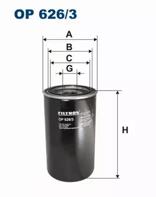 FILTRON FILTR OLEJU OP 626/3 