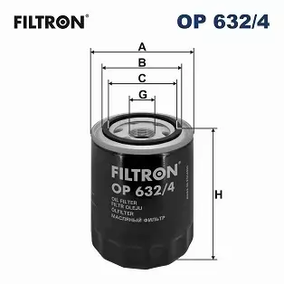 FILTRON FILTR OLEJU OP632/4 HYUNDAI TERRACAN 