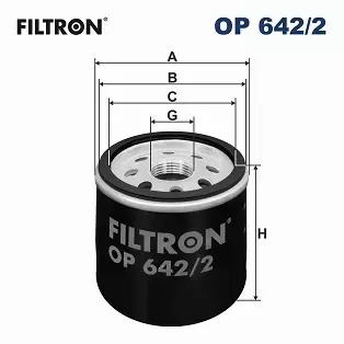 FILTRON FILTR OLEJU OP642/2 TWINGO, KUBISTAR 