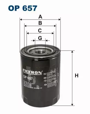 FILTRON FILTR OLEJU  OP 657 