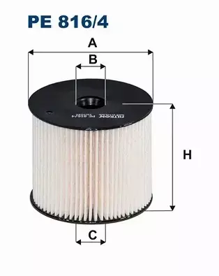 FILTRON FILTR PALIWA PE816/4 CITROEN PEUGEOT 2.0HDI 