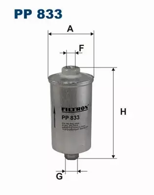 FILTRON FILTR PALIWA  PP 833 