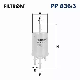 FILTRON FILTR PALIWA PP836/3 AUDI SEAT SKODA VW 