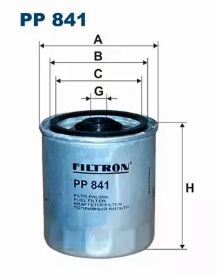 FILTRON FILTR PALIWA PP841 MERCEDES PP 841 