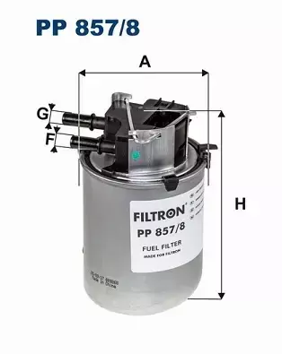 FILTRON FILTR PALIWA PP 857/8 