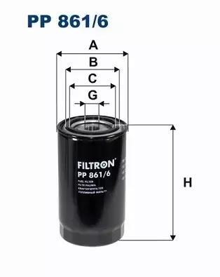 FILTRON FILTR PALIWA PP 861/6 