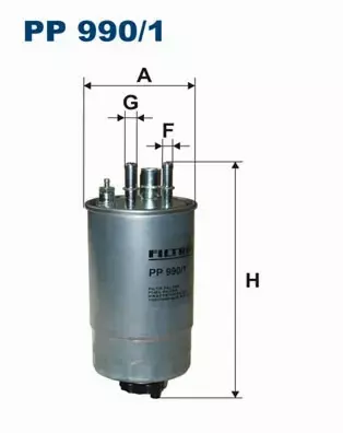 FILTRON FILTR PALIWA VAUXHALL MERIVA Mk I (A) 