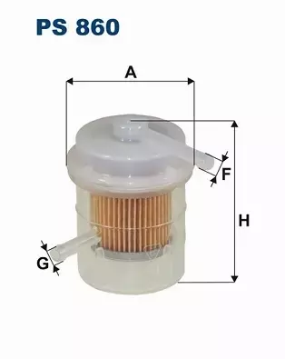 FILTRON FILTR PALIWA DAEWOO TICO 0.8 