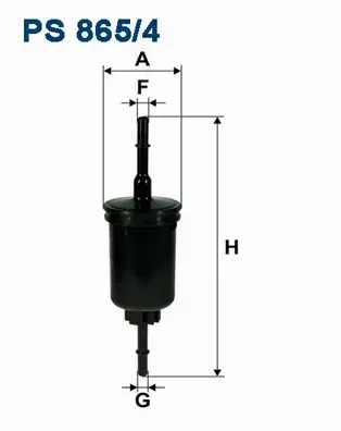 FILTRON FILTR PALIWA PS865/4 FORD FIESTA V FUSION 