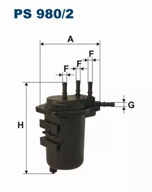 FILTRON FILTR PALIWA PS980/2 NISSAN RENAULT DCI 