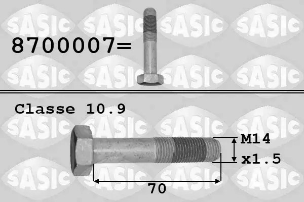 SASIC SRUBA KOŁA PASOWEGO 8700007 