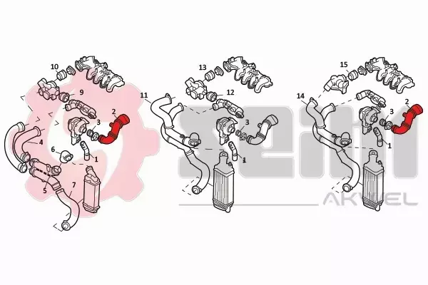 SEIM RURA WĄŻ PRZEWÓD TURBINY CITROEN PEUGEOT 1.6 HDI 